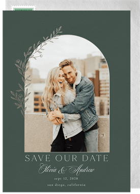 'Intricate Vine' Wedding Save the Date