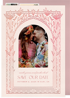 'Tropical Boho' Wedding Save the Date