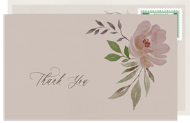 'Blooming Frame' Wedding Thank You Note