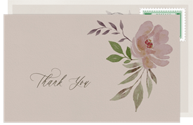 'Blooming Frame' Wedding Thank You Note