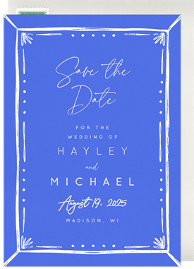 'Vivid Whimsy' Wedding Save the Date