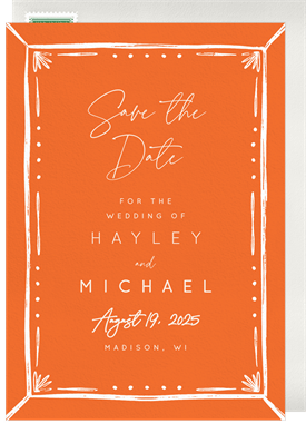 'Vivid Whimsy' Wedding Save the Date