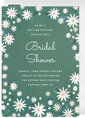 'Happy Daisies' Bridal Shower Invitation