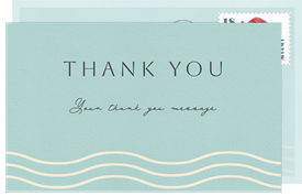 'Summer Cutout' Adult Birthday Thank You Note