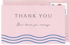 'Summer Cutout' Adult Birthday Thank You Note