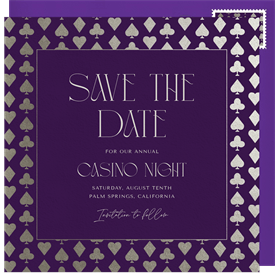 'High Stakes' Business Save the Date