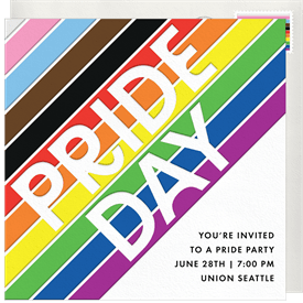 'Pride Flag' Pride Invitation