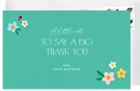 'Ladybug Love' Baby Shower Thank You Note