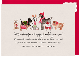 'Howliday Season' Holiday Greetings Card