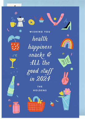 'Good Stuff' New Year's Greeting Card