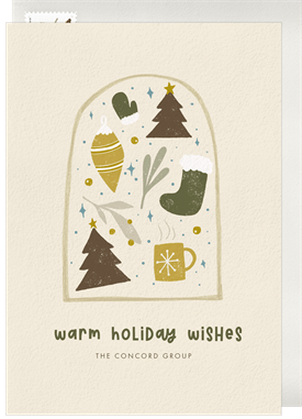 'Holiday Bits' Business Holiday Greetings Card