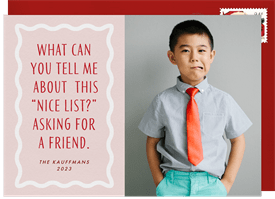 'Asking For A Friend' Holiday Greetings Card