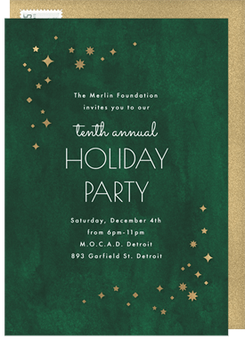 'Twilight Sparkle' Business Holiday Party Invitation