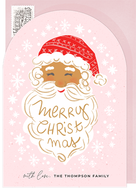 'Festive Santa' Holiday Greetings Card