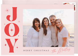 'Retro Joy' Holiday Greetings Card