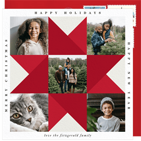 'Quilted' Holiday Greetings Card