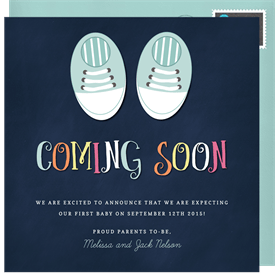 'Tiny Shoes' Pregnancy Announcement