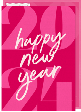 'Big Bold Year' New Year's Greeting Card