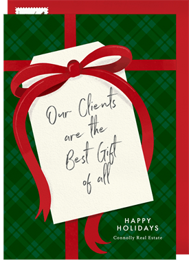 'Best Gift of All' Business Holiday Greetings Card