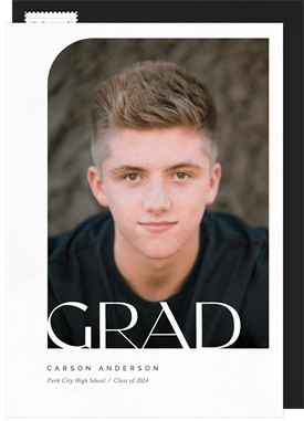 'Modern Frame' Graduation Announcement