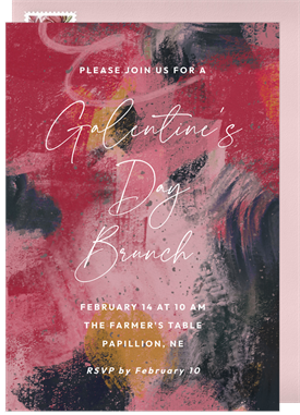 'Girly Grunge' Valentine's Day Invitation