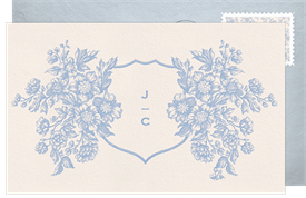 'Floral Reverie' Wedding Thank You Note