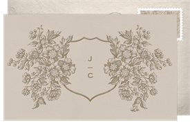'Floral Reverie' Wedding Thank You Note