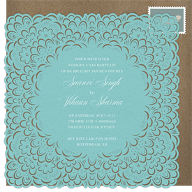 'French Bloom' Wedding Invitation