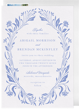 'Filigree Flora' Wedding Invitation