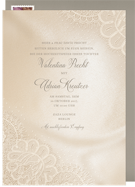 'Amelie' Wedding Invitation