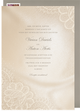 'Amelie' Wedding Invitation