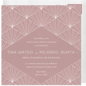 'Pearl Chandelier' Wedding Invitation