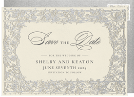 'Vineyard Trellis' Wedding Save the Date