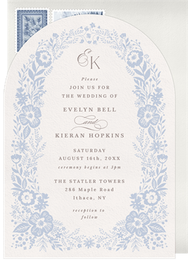 'Garden Arch' Wedding Invitation
