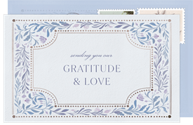 'Floral Fairytale' Wedding Thank You Note