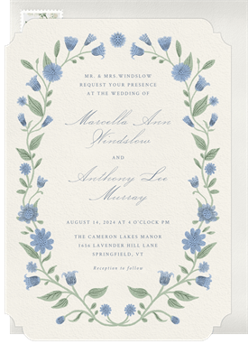 'Sweet Garden' Wedding Invitation