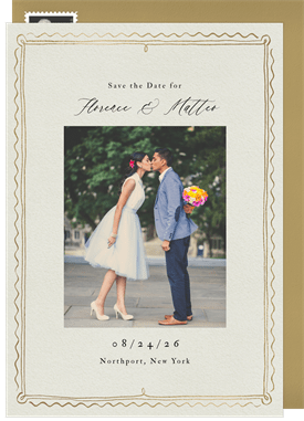 'Beauty of Florence' Wedding Save the Date