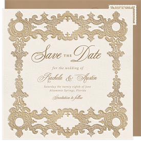 'Sophisticated Frame' Wedding Save the Date