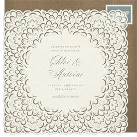 'French Bloom' Wedding Save the Date