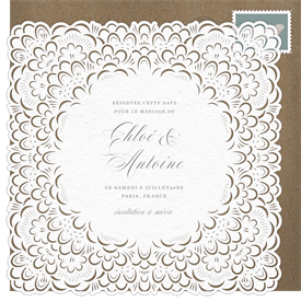 'French Bloom' Wedding Save the Date