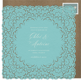 'French Bloom' Wedding Save the Date