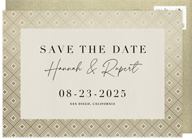 'Cosmopolitan' Wedding Save the Date