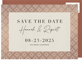 'Cosmopolitan' Wedding Save the Date