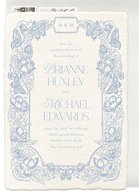 'Maximalist Garden' Wedding Invitation