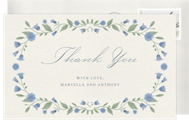 'Sweet Garden' Wedding Thank You Note