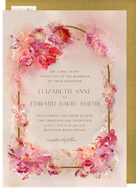 'Dreamy Garden' Wedding Invitation