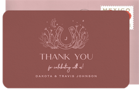 'Tucson' Wedding Thank You Note