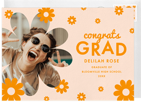 'Cheery Daisies' Graduation Announcement