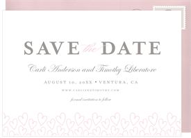 'Sweet Hearts' Wedding Save the Date