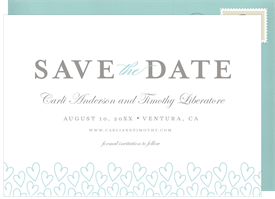 'Sweet Hearts' Wedding Save the Date